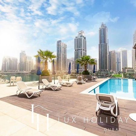 Lux Contemporary Suite With Full Marina View 6 Dubai Exterior foto