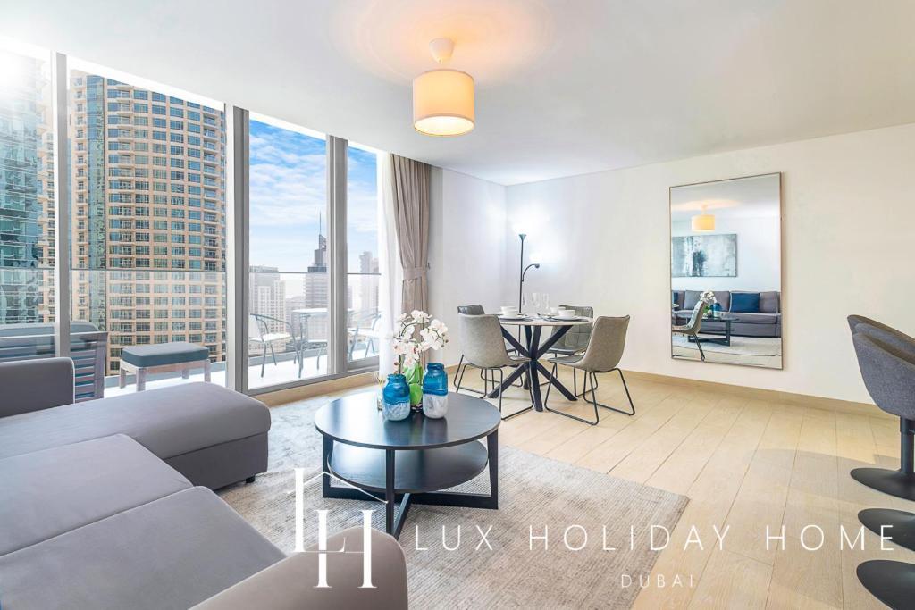 Lux Contemporary Suite With Full Marina View 6 Dubai Exterior foto