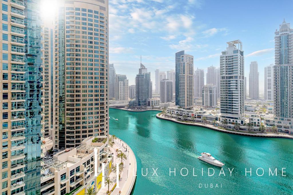 Lux Contemporary Suite With Full Marina View 6 Dubai Exterior foto