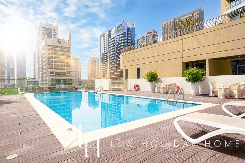 Lux Contemporary Suite With Full Marina View 6 Dubai Exterior foto