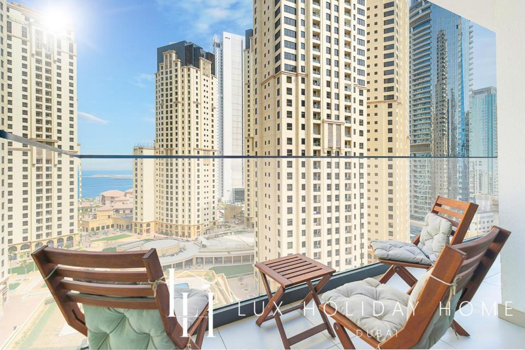 Lux Contemporary Suite With Full Marina View 6 Dubai Exterior foto