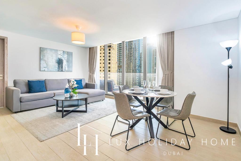 Lux Contemporary Suite With Full Marina View 6 Dubai Exterior foto