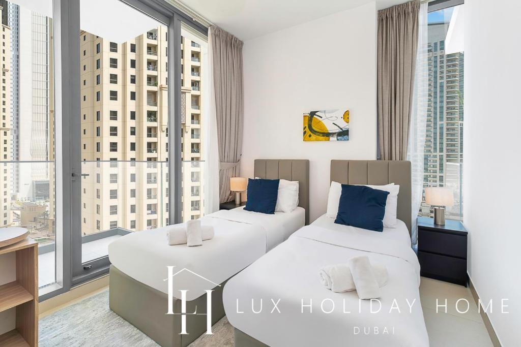 Lux Contemporary Suite With Full Marina View 6 Dubai Exterior foto