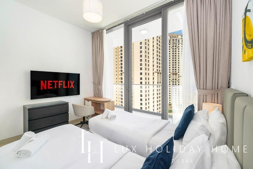 Lux Contemporary Suite With Full Marina View 6 Dubai Exterior foto